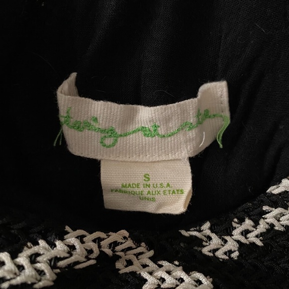 UO Staring At The Stars Black + White Sundress - Picture 4 of 8